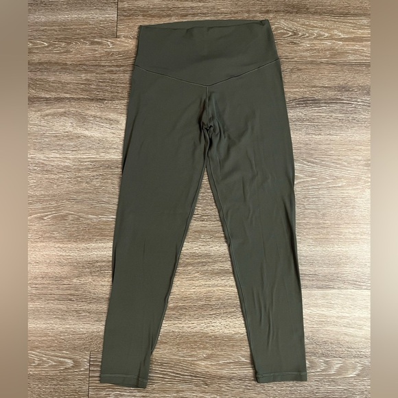 OFFLINE By Aerie Real Me High Waisted Legging in Olive Green Size Large - Picture 7 of 7
